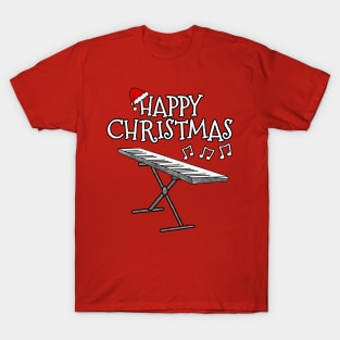 Christmas Keyboard Keyboardist Piano Teacher Xmas 2022 T-Shirt